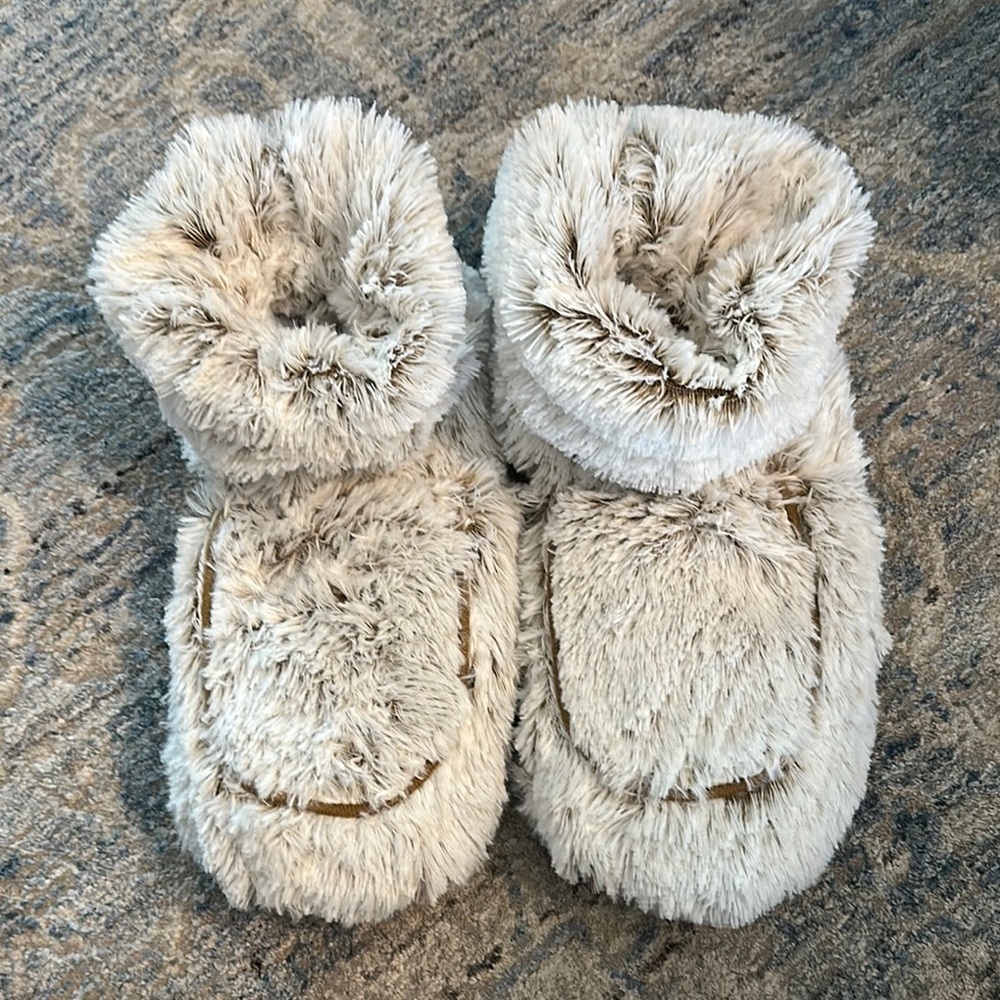 Warmies Microwavable Lavender Scent Boot Slippers